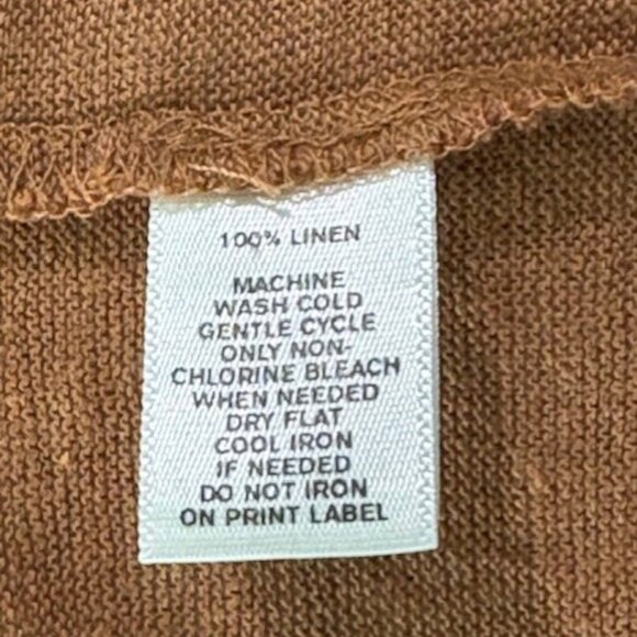 Ann Taylor Loft 100% Linen Tank Top L Lightweight Classic Casual Fall Layering - Picture 6 of 6